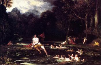 Benjamin West : Narcissus and Echo